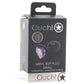 Ouch! Purple Heart Gem Plug in Small