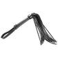 Leather Flogger in Black