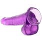 Size Queen 10 Inch Jelly Dildo in Purple