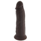 King Cock Elite Dual Density 8 Inch Silicone Cock in Brown