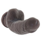 Dr. Skin Plus 7 Inch Girthy Poseable Dildo in Chocolate
