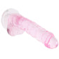 Naturally Yours 7 Inch Crystalline Dildo in Rose