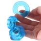 Blue Line Nuts & Bolts Cock Ring 3 Pack