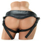 Patent Leather Strap-On Harness in Black