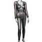 Radiance Crotchless Full Black Body Suit XL