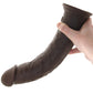 King Cock Elite Dual Density 11 Inch Silicone Cock in Brown