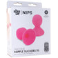 Size Up XL Silicone Nipple Suckers in Pink