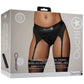 Ouch! Vibrating Strap-on Garter Thong /L
