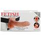 Fetish Fantasy 7 Inch Hollow Strap-On with Balls in Flesh