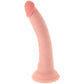 King Cock 7 Inch Dual Density Silicone Vibe in Light