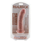RealRock Curved 6 Inch Dildo in White