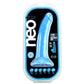 Neo Elite 7.5 Inch Dual Density Silicone Cock in Blue