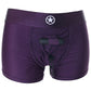 Ouch! Vibrating Purple Strap-on Boxer /L