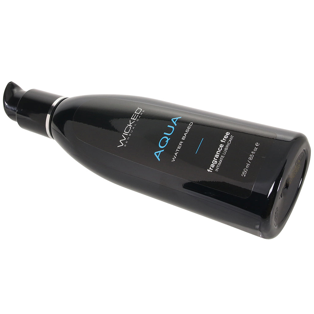 Aqua Fragrance Free Water Based Lube in 8.5oz/250ml PinkCherry Aqua Fragrance Free Water Based Lube in 8.5oz/250ml PinkCherry
