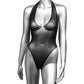 Radiance Deep V Black Body Suit in OSXL
