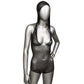 Radiance Hooded Deep V Bodysuit in OSXL