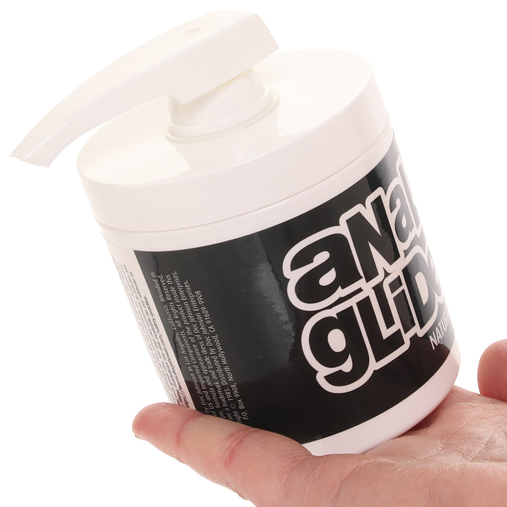 Anal Glide Natural Oil Based Lube in 4.5oz/127g PinkCherry Anal Glide Natural Oil Based Lube in 4.5oz/127g PinkCherry