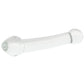 Clarity Celestial Purity Double-Ended Glass Dildo