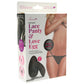 Open-Back Black Lace Panty & Love Egg