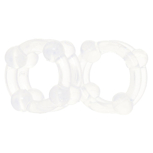 Alpha Liquid Silicone Double Stacker Rings