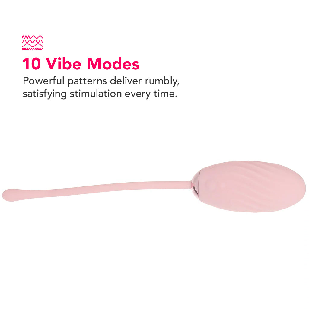 Loveline Flicit Remote Egg Vibe PinkCherry Loveline Flicit Remote Egg Vibe PinkCherry