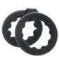 Rock Solid Double Stamina Rings with Metal Beads