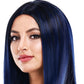 Nicole Straight Wig in Blue