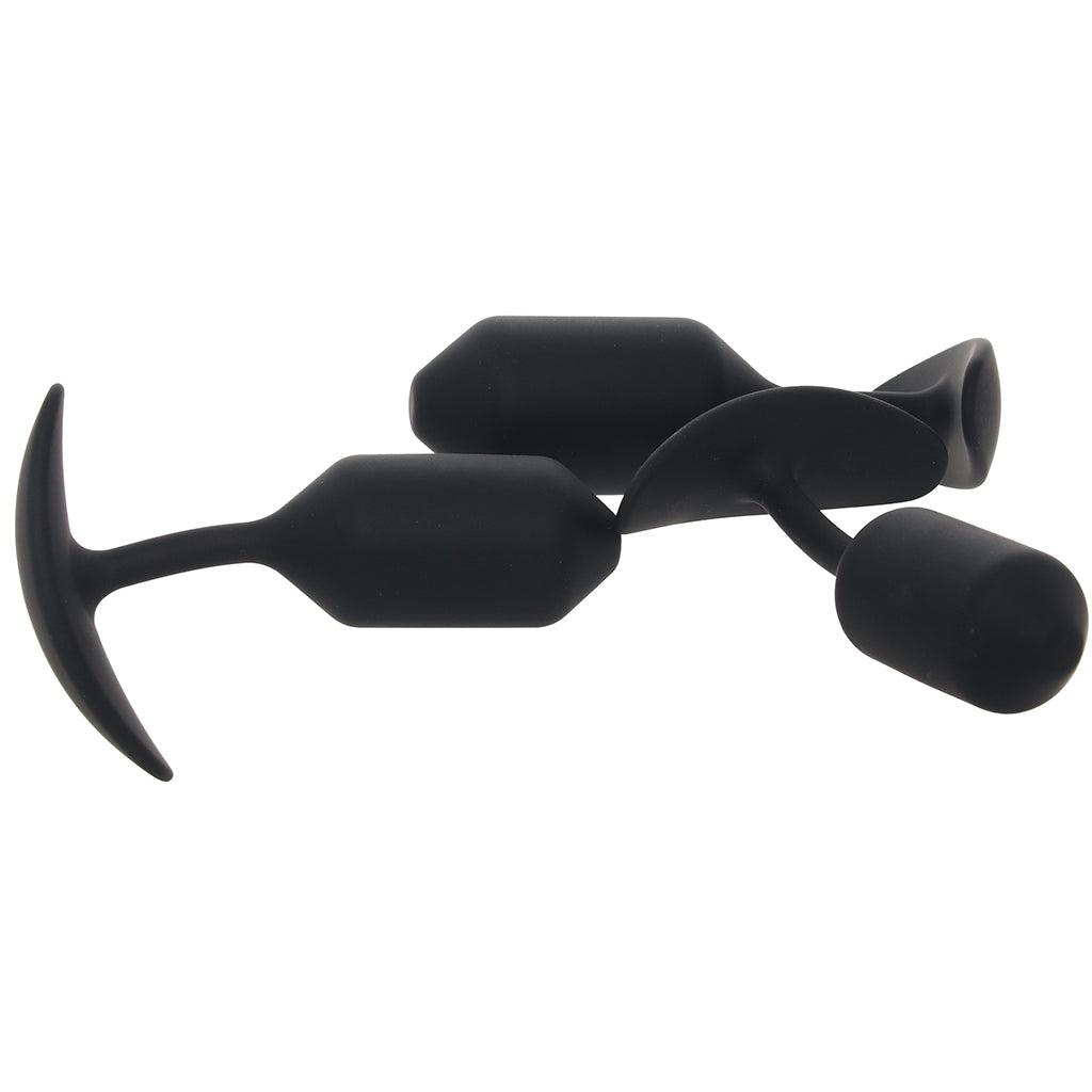 LEVELZ Weighted Anal Plug Training Kit PinkCherry LEVELZ Weighted Anal Plug Training Kit PinkCherry