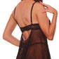 Pink Pussycat Black Babydoll & G-String