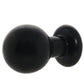The Classic Large Round Butt Plug in Black