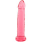 Crystal Jellies 9 Inch Realistic Dildo in Pink