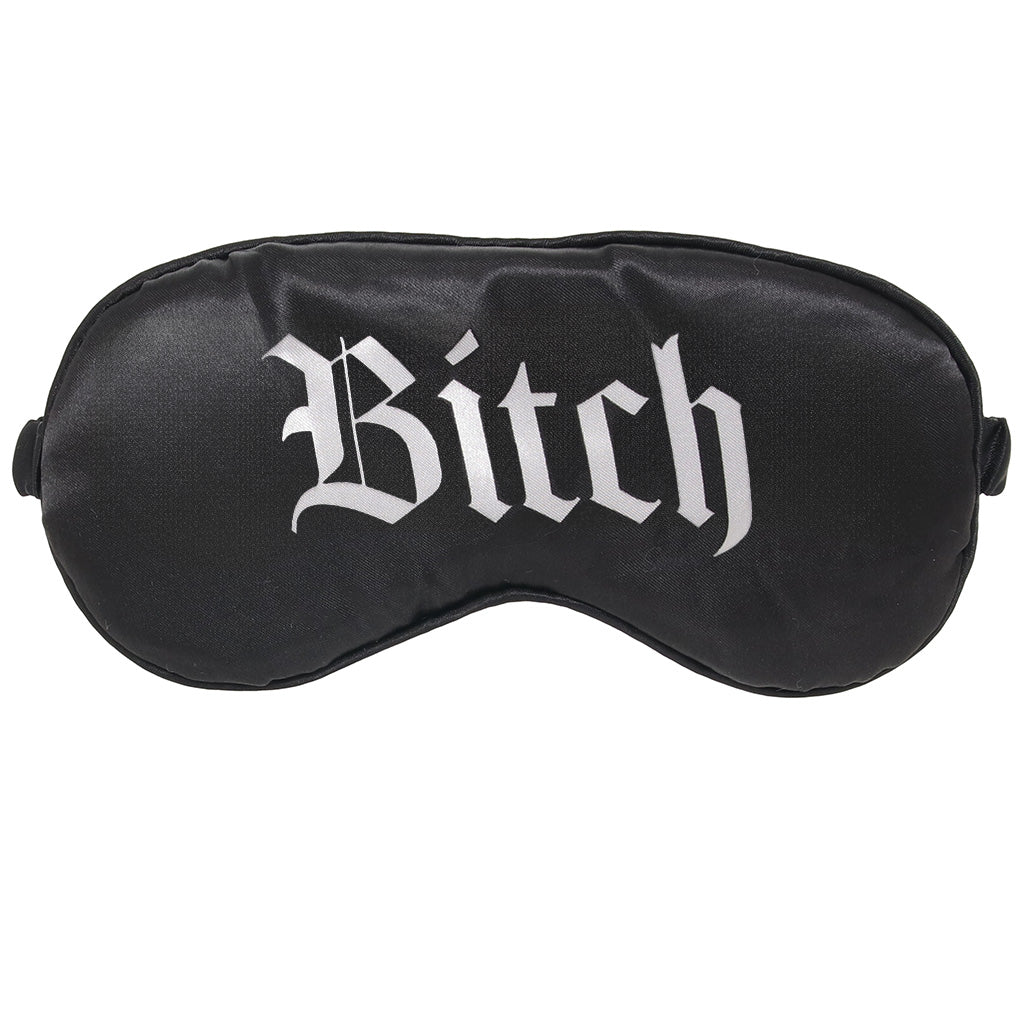 Ouch! Printed Satin Bitch Blindfold