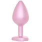 Booty Bling Pink Metal Jewelled Butt Plug in Medium