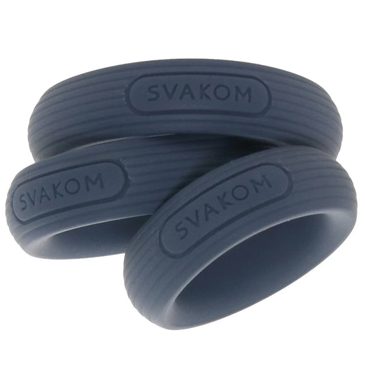 TriOOO Silicone Cock Ring Set