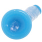 RealRock 7 Inch Glow-in-the-Dark Slim Dildo in Blue