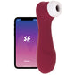 Satisfyer Pro 2 Gen 3 Double Air Pulse App Vibe in Wine