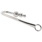 Master Series Roped Beaded Steel Anal Hook