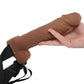 Fantasy X-tensions 8 Inch Hollow Strap-On Vibe in Brown