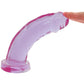 Crystal Jellies 7 Inch Realistic Dildo in Purple