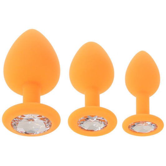 Cheeky Gems Sparkling Gem Plug Set in Orange