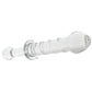 Clarity Elysian Swirl Heavenly Helix Glass Dildo