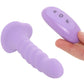 Colours 5 Inch Ribbed Remote Vibe in Purple