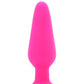 All About Anal Seamless Silicone 5.5 Inch Butt Plug in Hot