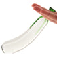 gläs Eggplant Ecstacy Glass Dildo