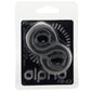 Alpha Liquid Silicone Beaded Crazy 8 Ring