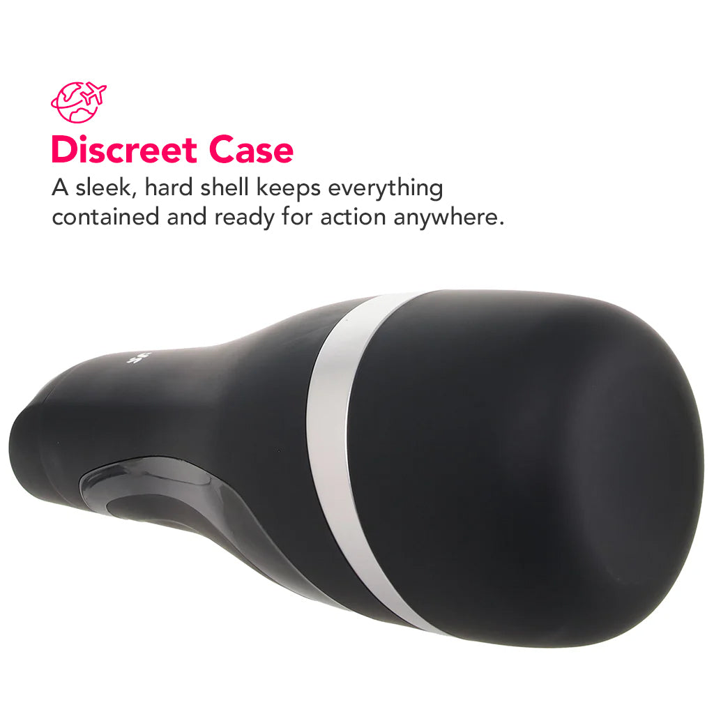 Satisfyer Men Classic Silver Masturbator PinkCherry Satisfyer Men Classic Silver Masturbator PinkCherry