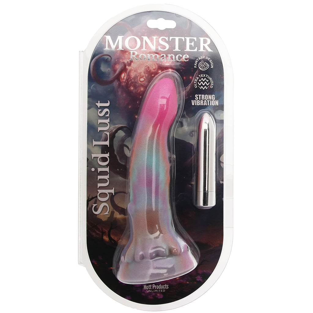 Monster Romance Squid Lust Dildo with Bullet Vibe PinkCherry Monster Romance Squid Lust Dildo with Bullet Vibe PinkCherry