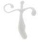 Blue Line 5 Inch P-Spot Massager in White