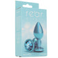 Rear Assets Medium Metal Butt Plug in Teal