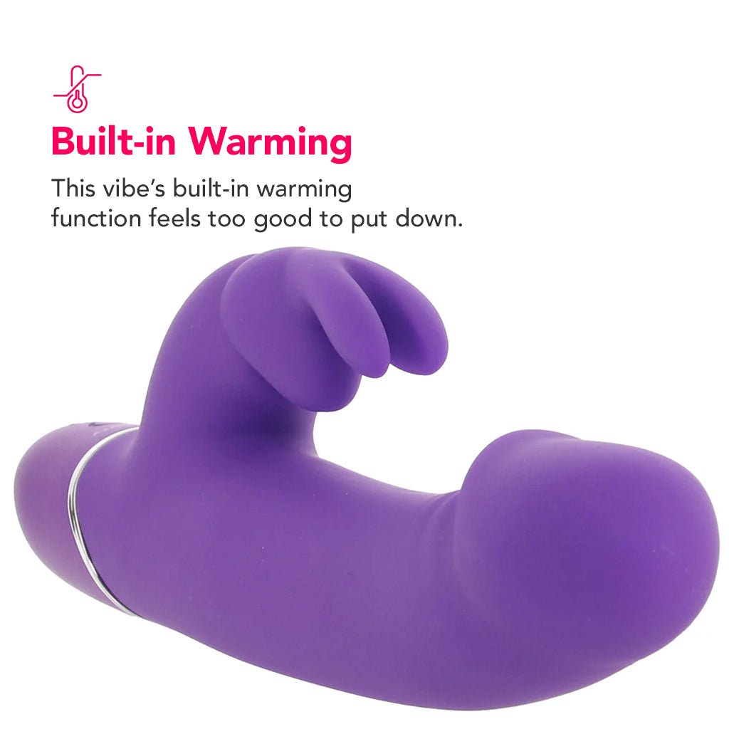 PinkCherry Warming Realistic Rabbit Vibe in Purple PinkCherry PinkCherry Warming Realistic Rabbit Vibe in Purple PinkCherry